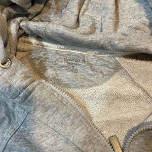 Grey Calvin Klein zip up